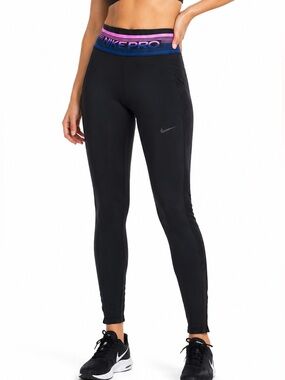 Nike pro Gradiant cropped  leggings women Sz small drifit